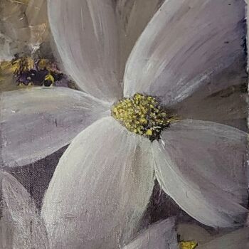 Schilderij getiteld "Marguerite" door Laurence Carbonnel, Origineel Kunstwerk, Acryl