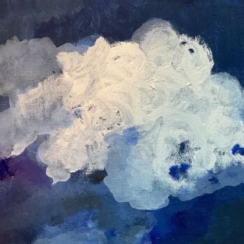 Painting titled "Head in the clouds…" by Laurence D Antonio Lignel, Original Artwork, Oil
