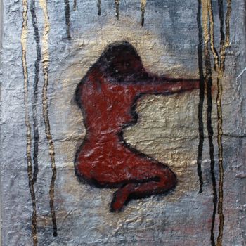 Картина под названием "Silhouette - Pigmen…" - Fontencomble, Подлинное произведение искусства, Акрил