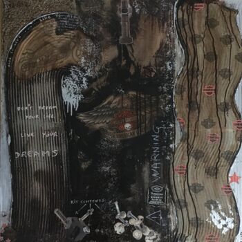 Картина под названием "WILD RIDE" - Laurence Hubswerlin Diradourian, Подлинное произведение искусства, Акрил Установлен на Д…