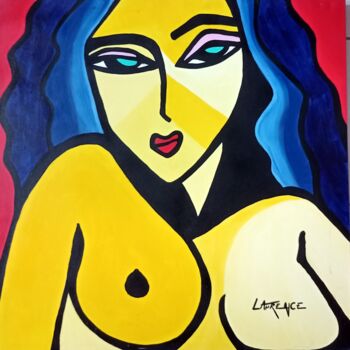 Painting titled "PÉNÉLOPE" by Laurence Lbn, Original Artwork, Acrylic