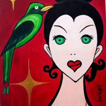 Painting titled "LOU" by Laurence Lbn, Original Artwork, Acrylic