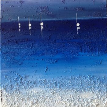 Schilderij getiteld "HORIZON" door Laurence Lbn, Origineel Kunstwerk, Acryl