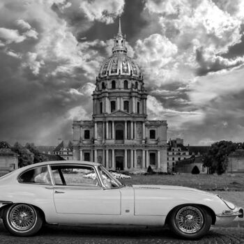 Photography titled "Jaguar type E" by Laurence Masson, Original Artwork, Digital Photography
