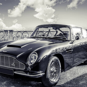 Fotografia zatytułowany „Aston Martin” autorstwa Laurence Masson, Oryginalna praca, Fotografia cyfrowa