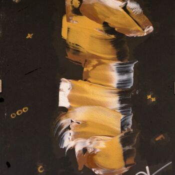 Peinture intitulée "Echec et Mat" par Laurence Million (YJAELL), Œuvre d'art originale, Acrylique Monté sur Autre panneau ri…