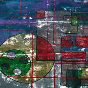 Digital Arts titled "Géo9" by Laurence Rolland-Jibard, Original Artwork