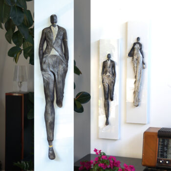 Sculpture intitulée "Nao/mannequin-Créat…" par Laurence Tellier, Œuvre d'art originale, Céramique