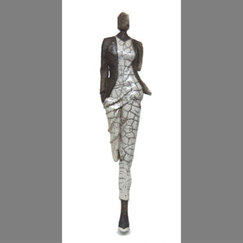 Sculpture titled "Elise/mannequin-Cré…" by Laurence Tellier, Original Artwork, Ceramics