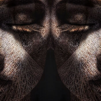 Digital Arts titled "DEEP SOUL 60" by Laurence Verney, Original Artwork, Manipulated Photography Mounted on Aluminium