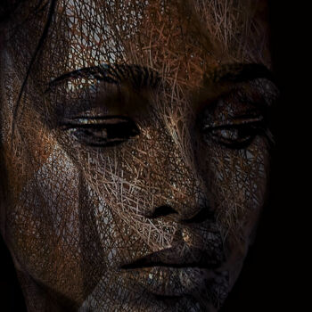 Digital Arts titled "DEEP SOUL 64" by Laurence Verney, Original Artwork, Manipulated Photography Mounted on Aluminium