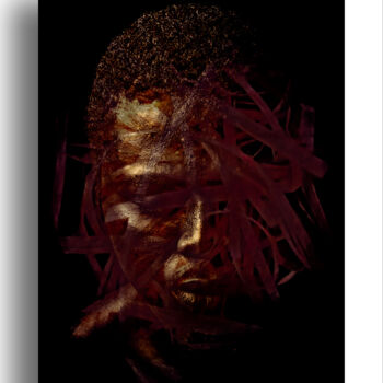 Digital Arts titled "DEEP SOUL 90" by Laurence Verney, Original Artwork, Manipulated Photography Mounted on Aluminium