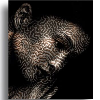 Digitale Kunst mit dem Titel "DEEP SOUL 113" von Laurence Verney, Original-Kunstwerk, Manipulierte Fotografie Auf Aluminium…