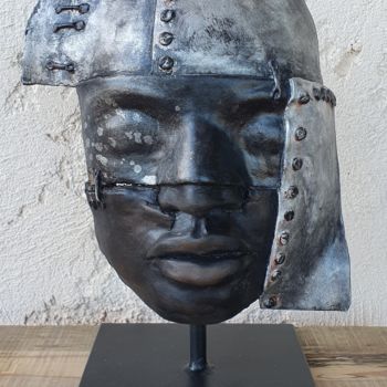 Escultura intitulada "Jérim" por Laurence Bigand, Obras de arte originais, Argila