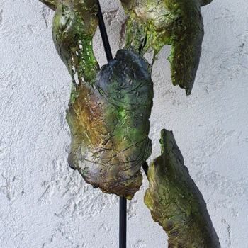 Skulptur mit dem Titel "Swana" von Laurence Bigand, Original-Kunstwerk, Ton
