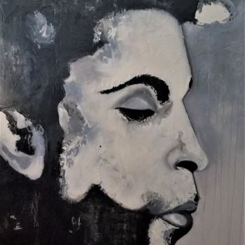 Pintura titulada "Prince" por Laurence Vandoorne, Obra de arte original, Oleo