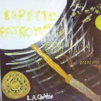 Peinture intitulée "Expecto Patronum" par Laurent A. Chatre, Œuvre d'art originale, Acrylique