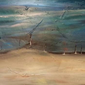 Pintura titulada "La dune" por Lb, Obra de arte original, Acrílico