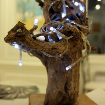 Скульптура под названием "Entrelacer dans les…" - Laurent Boron, Подлинное произведение искусства, Дерево