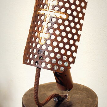 Design titled "Derrière Le masque…" by Laurent Boron, Original Artwork, Metals