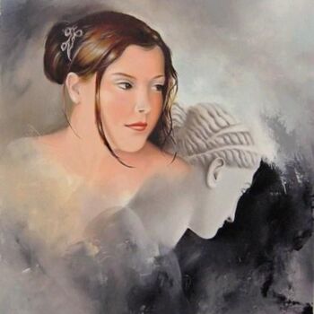 Painting titled "Satine" by Laurent Buffnoir, Original Artwork