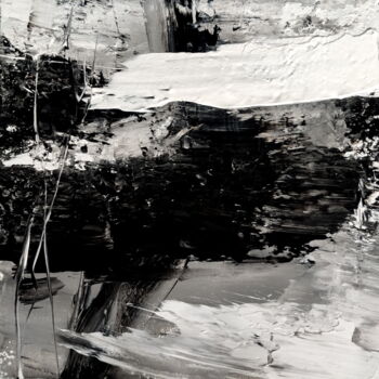 Peinture intitulée "Marée noire 3" par Laurent Chabrillat, Œuvre d'art originale, Huile