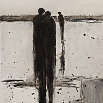 Peinture intitulée "silhouettes 11" par Laurent Chabrillat, Œuvre d'art originale, Acrylique
