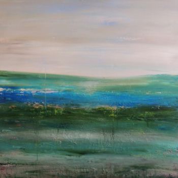 Painting titled "Landscape 2" by Laurent Chabrillat, Original Artwork, Acrylic