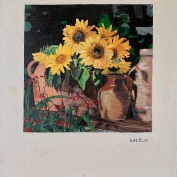 Painting titled "Nature morte aux to…" by Laurent Da Cunha, Original Artwork, Acrylic