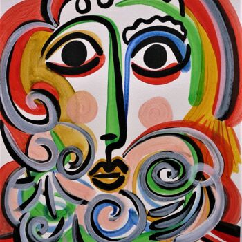 Painting titled "Merry Christmas Num…" by Laurent Folco, Original Artwork, Acrylic