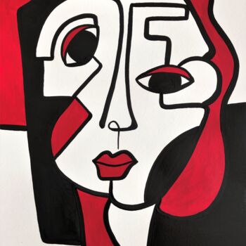 Peinture intitulée "Emilie" par Laurent Folco, Œuvre d'art originale, Acrylique