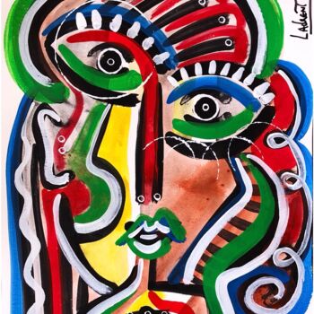 Painting titled "Marmonna." by Laurent Folco, Original Artwork, Acrylic