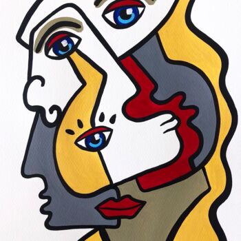 Painting titled "Magdalena." by Laurent Folco, Original Artwork, Acrylic