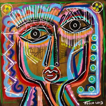 Painting titled "Malo" by Laurent Folco, Original Artwork, Acrylic