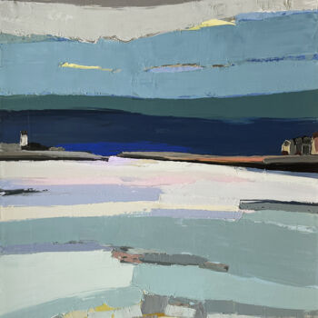 Painting titled "Port de Dunkerque" by Laurent Gilbert, Original Artwork, Acrylic