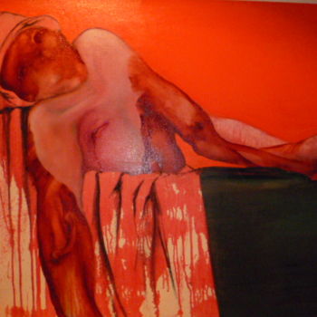 Painting titled "Marat II" by Laurent Hurard, Original Artwork