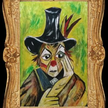 제목이 "Portrait clown aux…"인 그림 Laurent Lelay로, 원작
