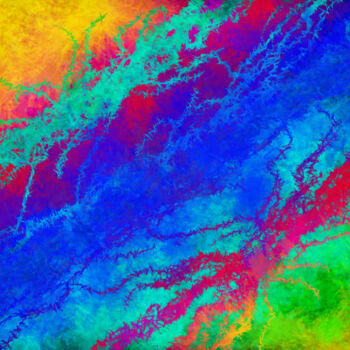 Digital Arts titled "SplashcolorsINV" by Laurent Lenoir, Original Artwork, Digital Painting
