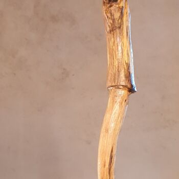 Скульптура под названием "cheveux long" - Laurent Malouvet, Подлинное произведение искусства, Дерево