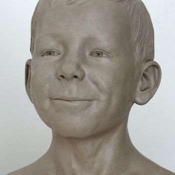 Sculpture titled "Enfant" by Laurent Mc, Original Artwork, Other