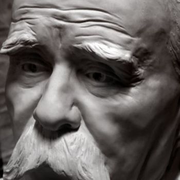 Sculpture titled "Georges Clémenceau" by Laurent Mc, Original Artwork, Other