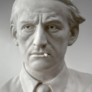 Scultura intitolato "André Malraux" da Laurent Mc, Opera d'arte originale, Altro