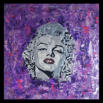 Pittura intitolato "Glossy Marilyn" da Elmago, Opera d'arte originale, Acrilico