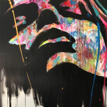 Картина под названием "« Addiction »" - Laurent Zagarri, Подлинное произведение искусства, Акрил