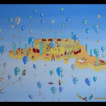 Malerei mit dem Titel "L'Ecole des Airs" von Laurent Berthe, Original-Kunstwerk