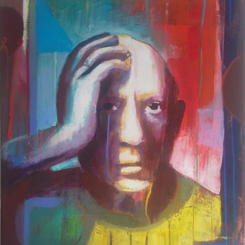 Pittura intitolato "Picasso" da Laurent Chimento, Opera d'arte originale