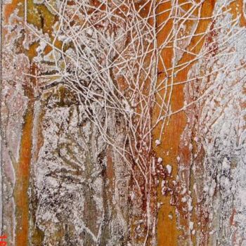 Gravures & estampes intitulée "la forêt en hiver" par Laurent Robert, Œuvre d'art originale, Gravure