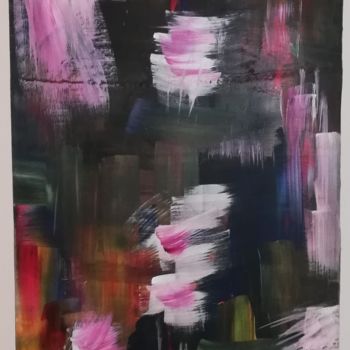 Painting titled "Explosion" by Lauriane Desbans, Original Artwork, Acrylic
