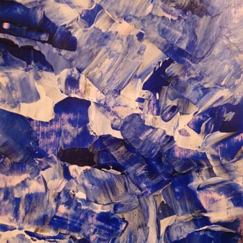 Pittura intitolato "Glaciale" da Laurie Aubéry, Opera d'arte originale, Acrilico