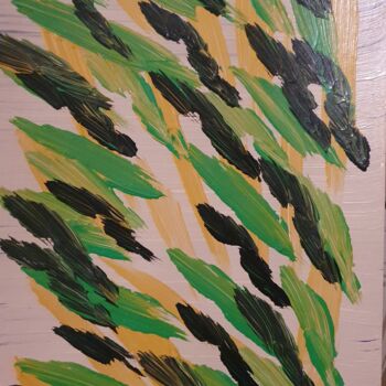 Painting titled "Nature" by Laurie Aubéry, Original Artwork, Acrylic
